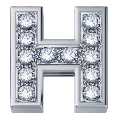Charm Elements in Oro bianco Diamante DCHF3319H.002 - DCHF3319H.002